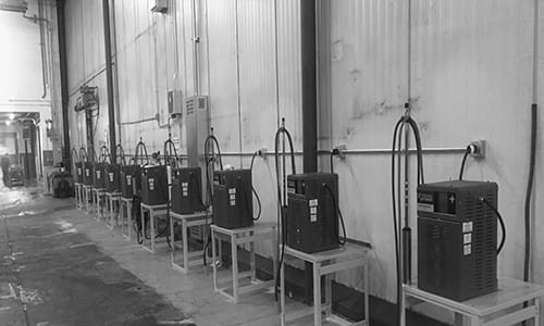 battery chargers, heubel shaw battery solutions, forklift chargers