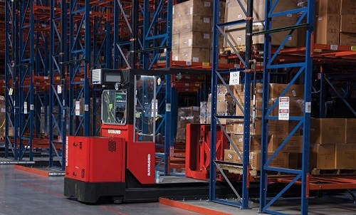 crane, transtacker, narrow aisle crane